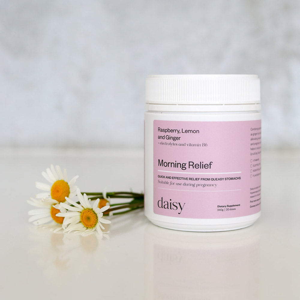 Daisy Morning Relief - Raspberry, Lemon & Ginger: Your Gentle Companion Through Pregnancy