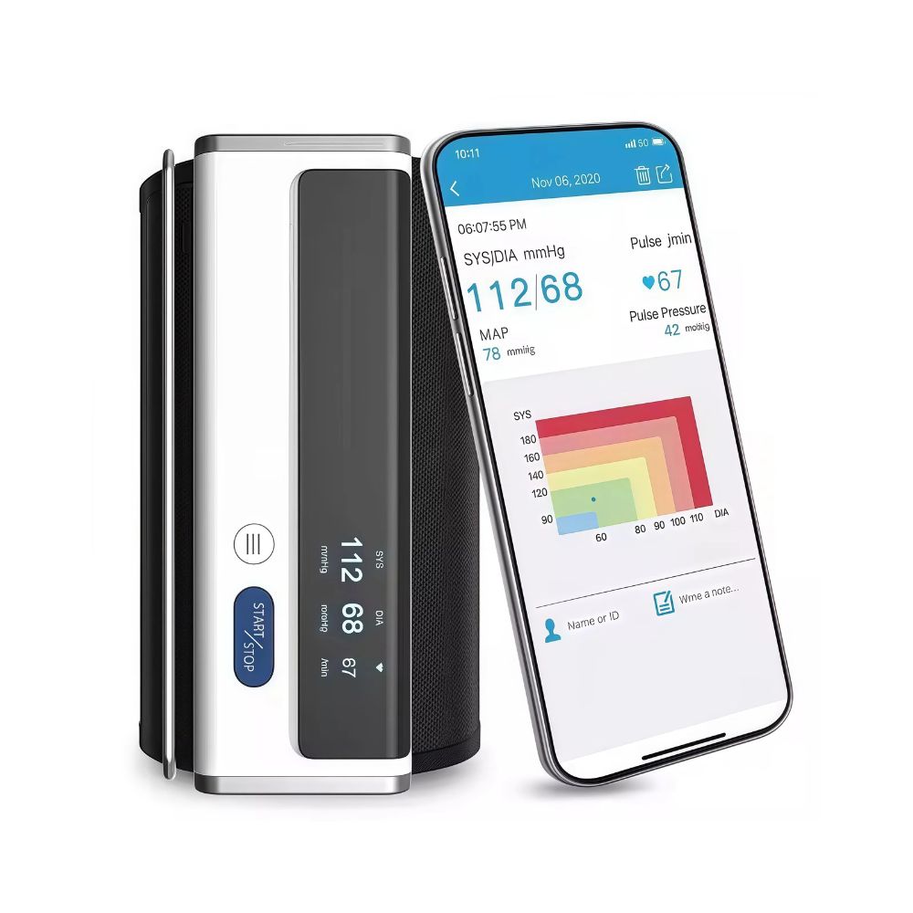 Digital Blood Pressure Monitor with Bluetooth & USB Charging