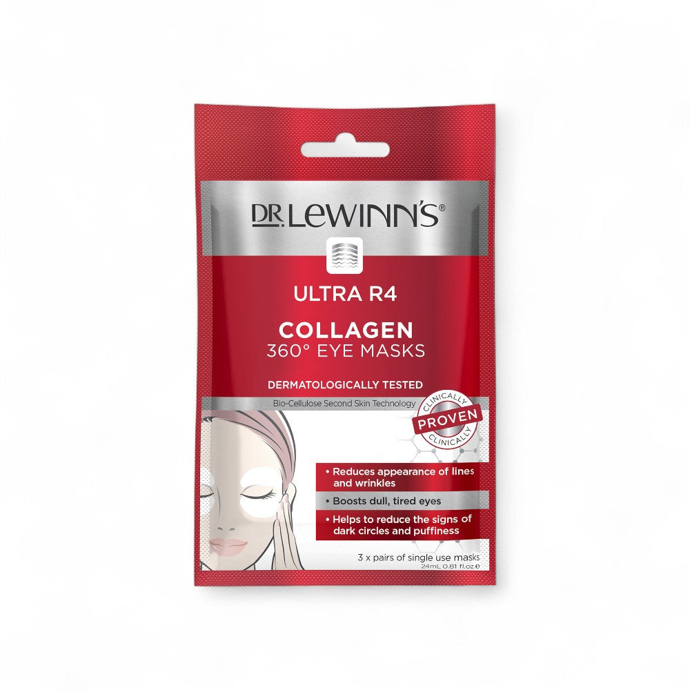 Dr Lewinn's Ultra R4 Collagen Eye Masks 3 Pack - Red