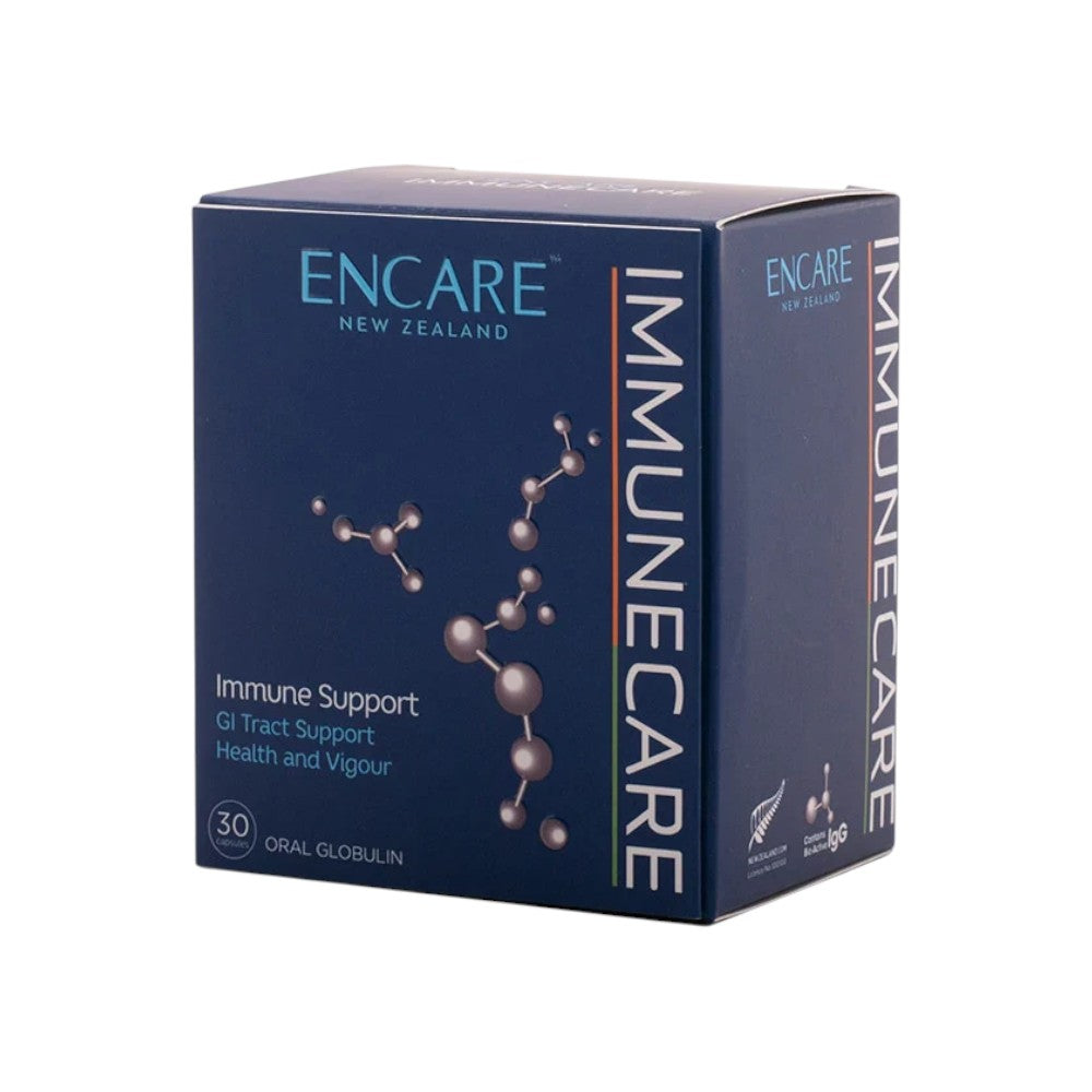 Encare ImmuneCare 30 Capsules - NZ Colostrum IgG 5000mg