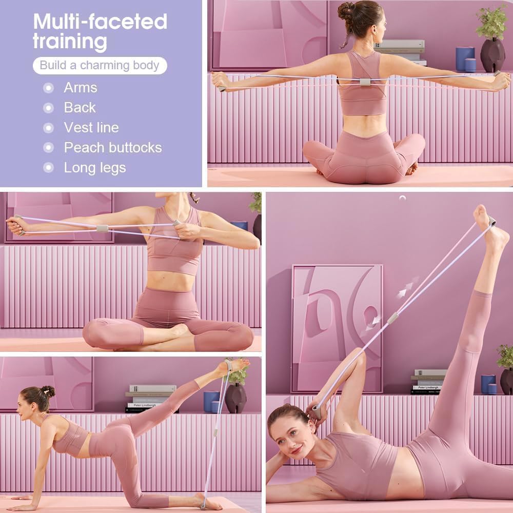 Figure 8 Resistance Band – 28lb Fitness & Yoga Exercise Band