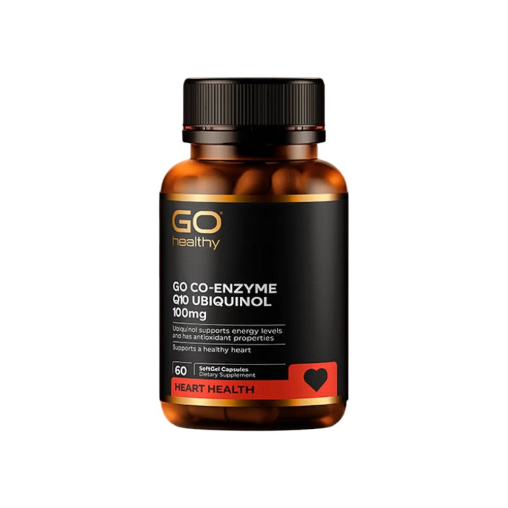Go Healthy CoQ10 Ubiquinol 100mg 60 capsules Kaneka