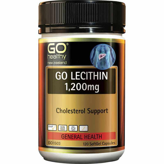 Go Healthy Lecithin 1500mg - 120 Capsules