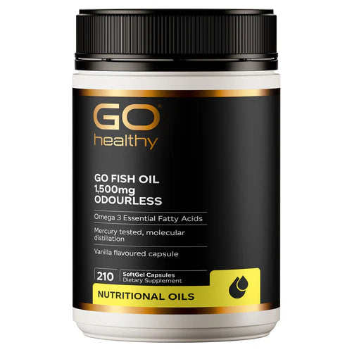 Go Healthy Fish Oil 1500mg - 210 Capsules