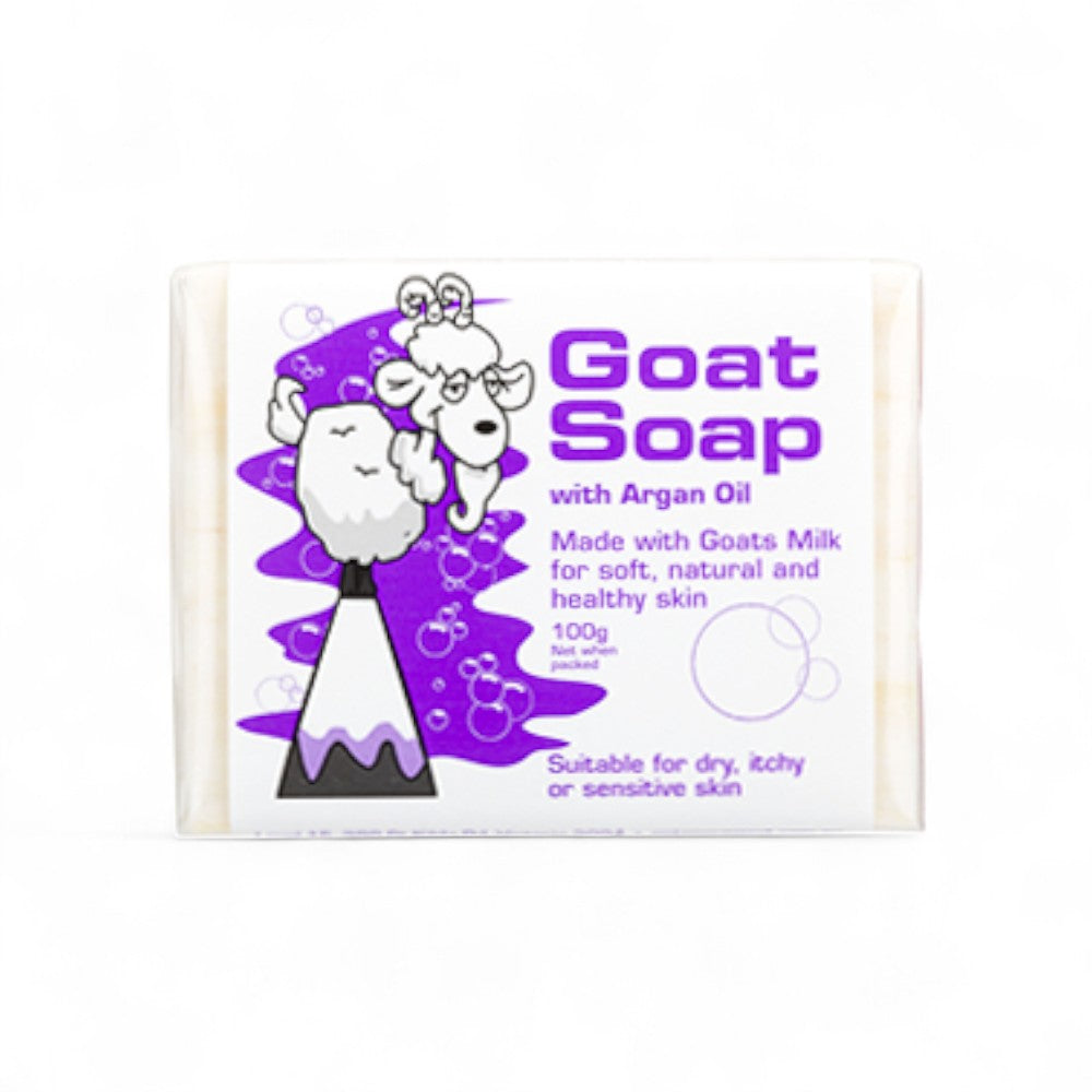 Goat Milk Soap with Argan Oil 100g | Vitamin E Moisturising Bar