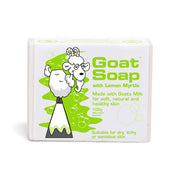 Goat Soap with Lemon Myrtle 100g | Uplifting Aromatherapy Bar