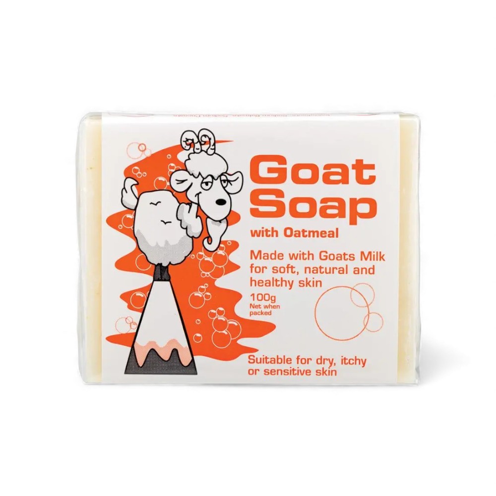 Goat Soap with Oatmeal 100g | Gentle Exfoliating Cleanser