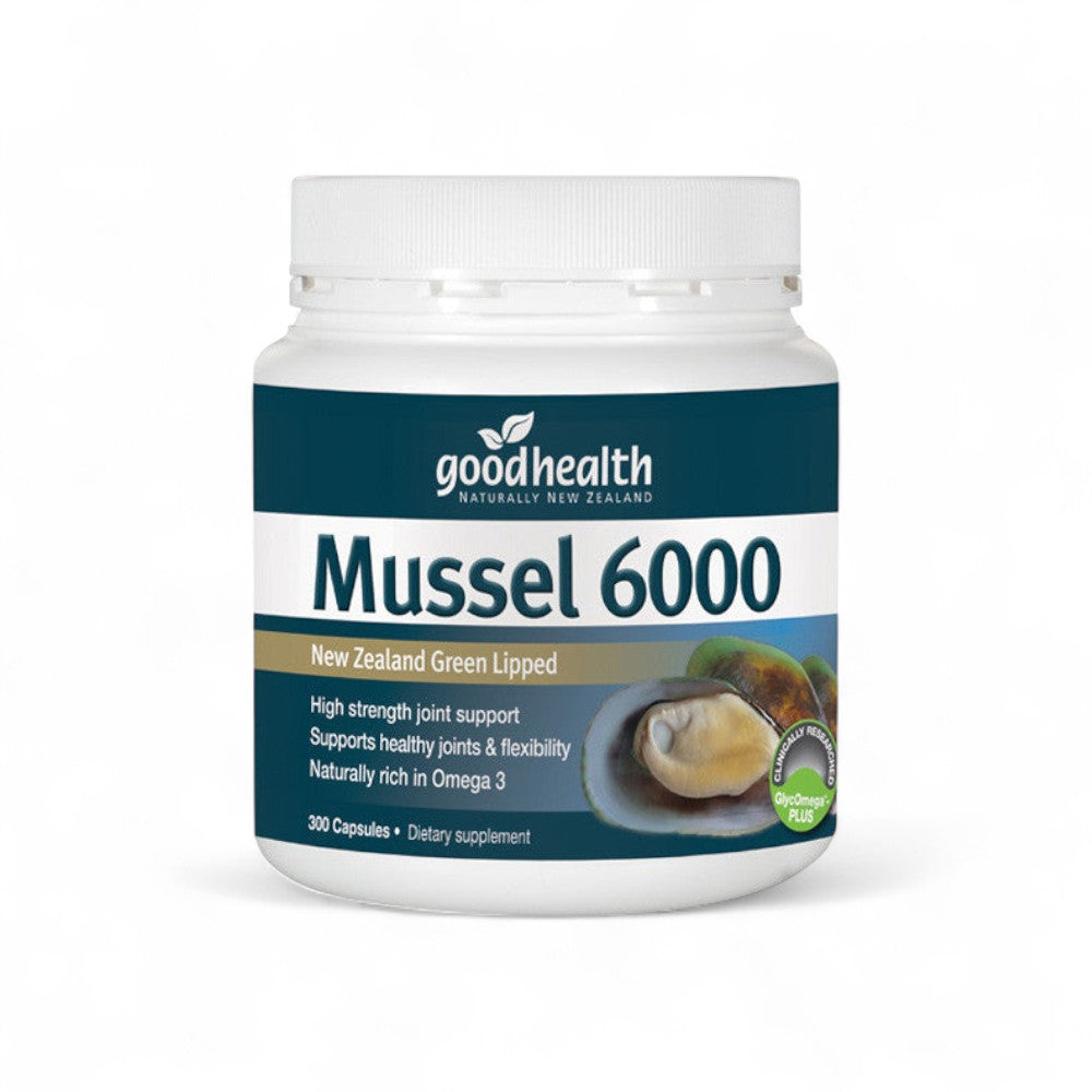 Green Lipped Mussel 6000mg | Good Health NZ｜Health Marketplace NZ