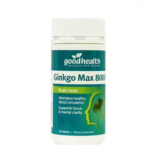 Good Health Ginkgo Max 8000 - 120 Tablets