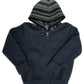 Merinosilk Striped Zip Kids Hoodie