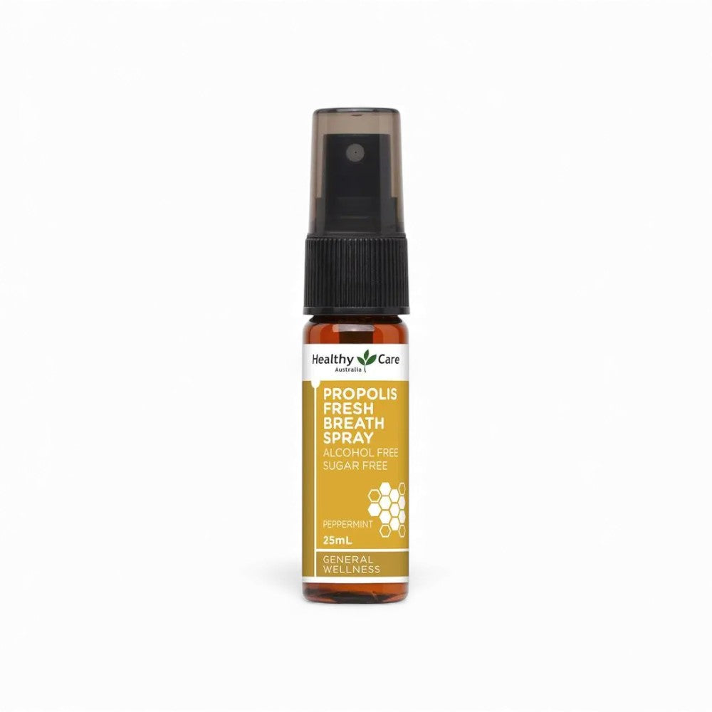 Healthy Care Propolis Fresh Breath Spray 25ml | Natural Oral Care