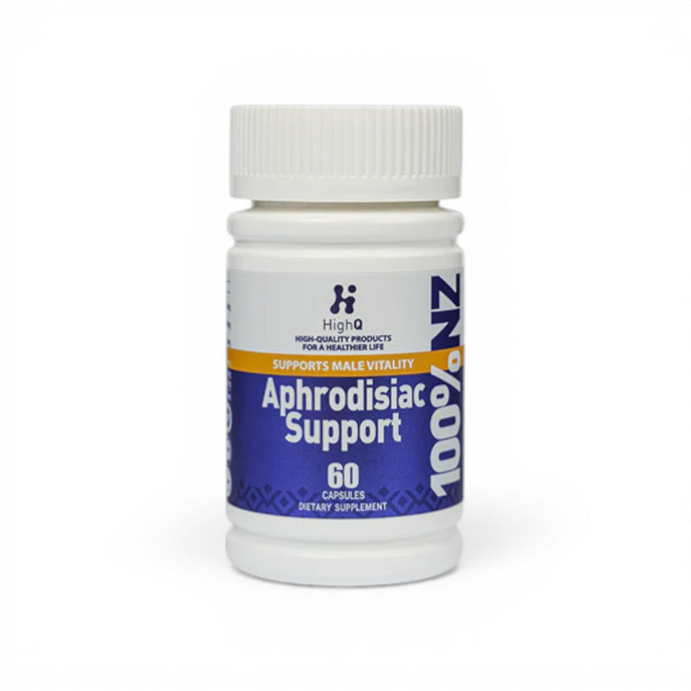 HighQ Aphrodisiac Support 60 Capsules — men's wellness supplement from Health Marketplace NZ