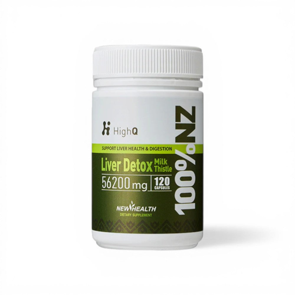 HighQ liver Detox milk thistle 56200mg 120 Capsules