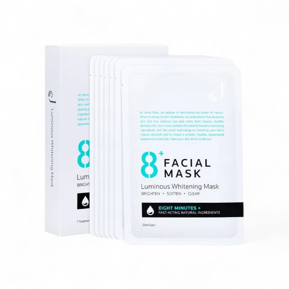 Jema Rose 8 Minutes Goat Milk Luminous Whitening Mask - 10 pieces