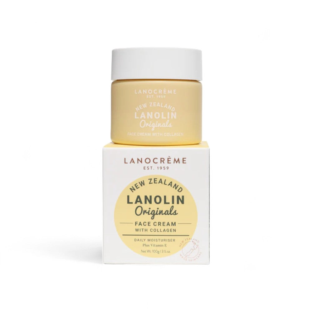 Lanocreme Face Cream Collagen 100g | Anti-Aging Marine Collagen