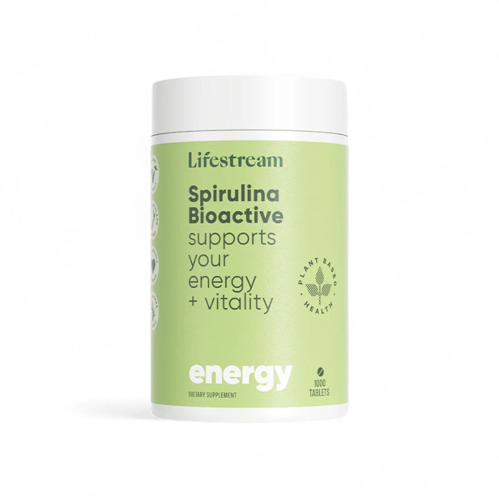Lifestream Spirulina Bioactive 1000 Tablets | Superfood Supplement