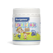 Maxigenes Chewable Milk 150 Tablets | Blueberry Kids Snack