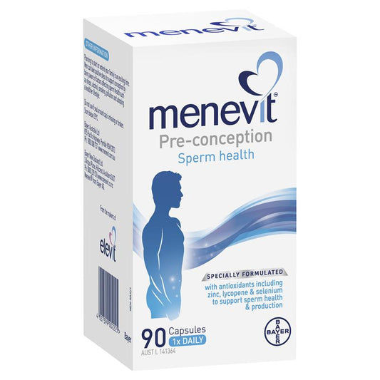 Menevit Male Fertility Supplement - 90 Capsules (90 days)