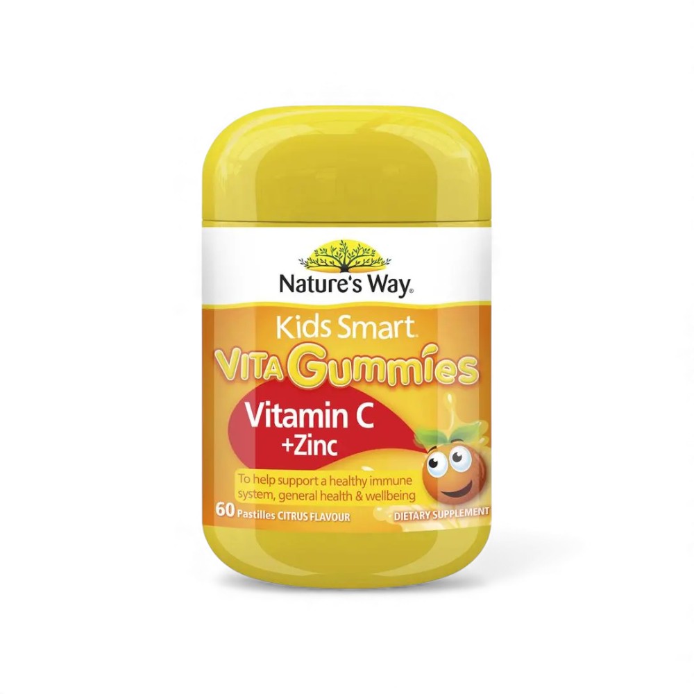 Nature's Way Vita Gummies Vitamin C+Zinc 60s | Kids Immune Support
