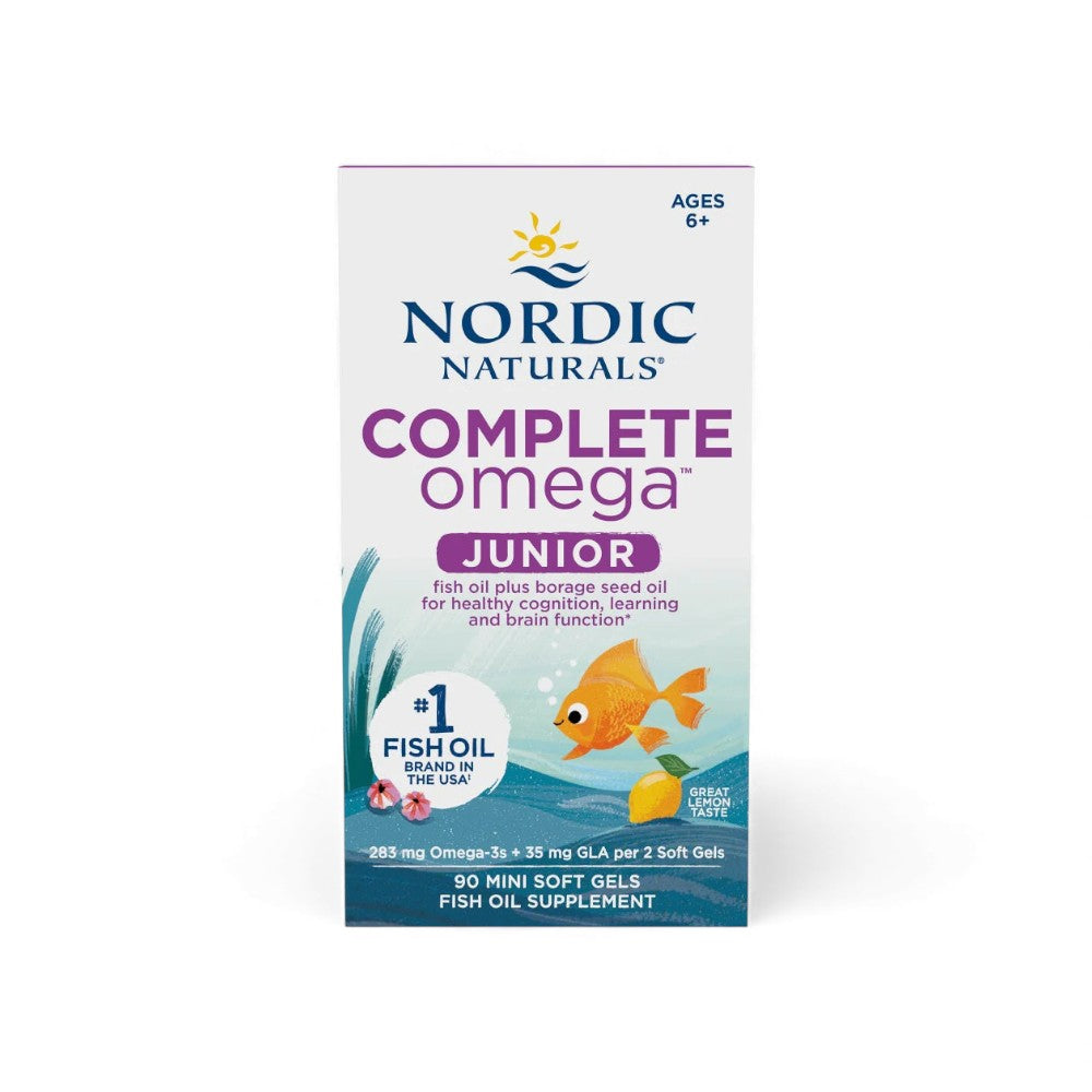 Nordic Naturals Complete Omega Junior 90s | Kids Brain Health