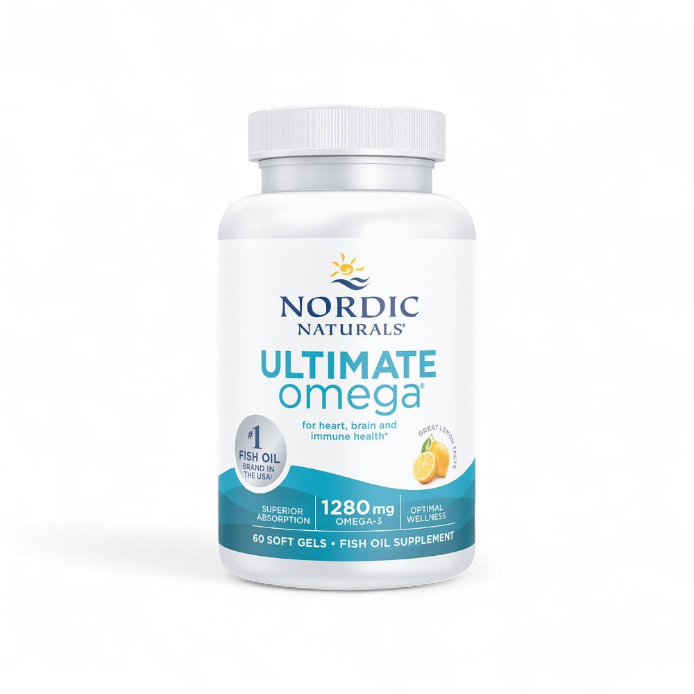 Nordic Naturals Ultimate Omega Lemon 640mg - 120 Soft Gels