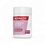 Nutralife Cranberry 50000 100 Capsules — antioxidant supplement from Health Marketplace NZ