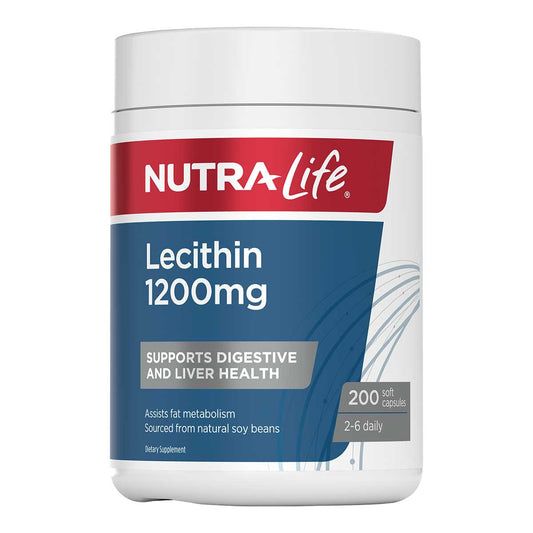 Nutralife Lecithin 1200mg - 200 Soft Capsules