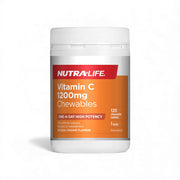 Nutralife Vitamin C 1200mg Chewable 120s |High Strength Immune Support