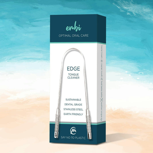 embi OOC Edge Premium Stainless Steel Tongue Scraper