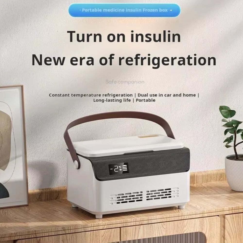 Portable Insulin Cooler Box with Temperature Control