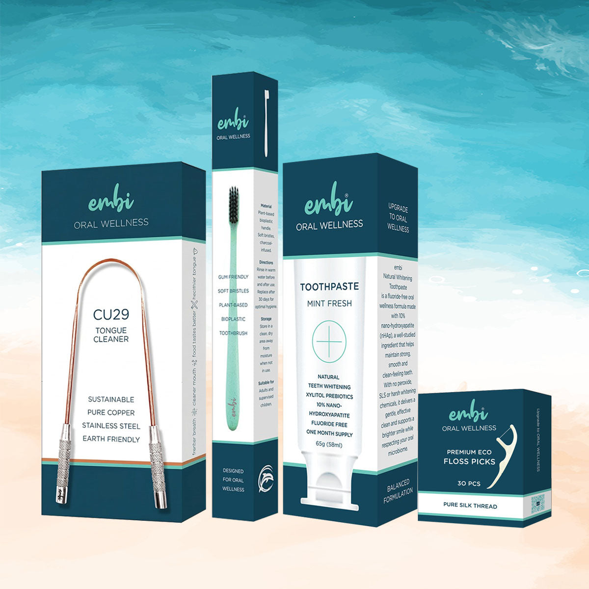 embi Oral Wellness CU29 RETHINK 30 Eco Oral Care Bundle
