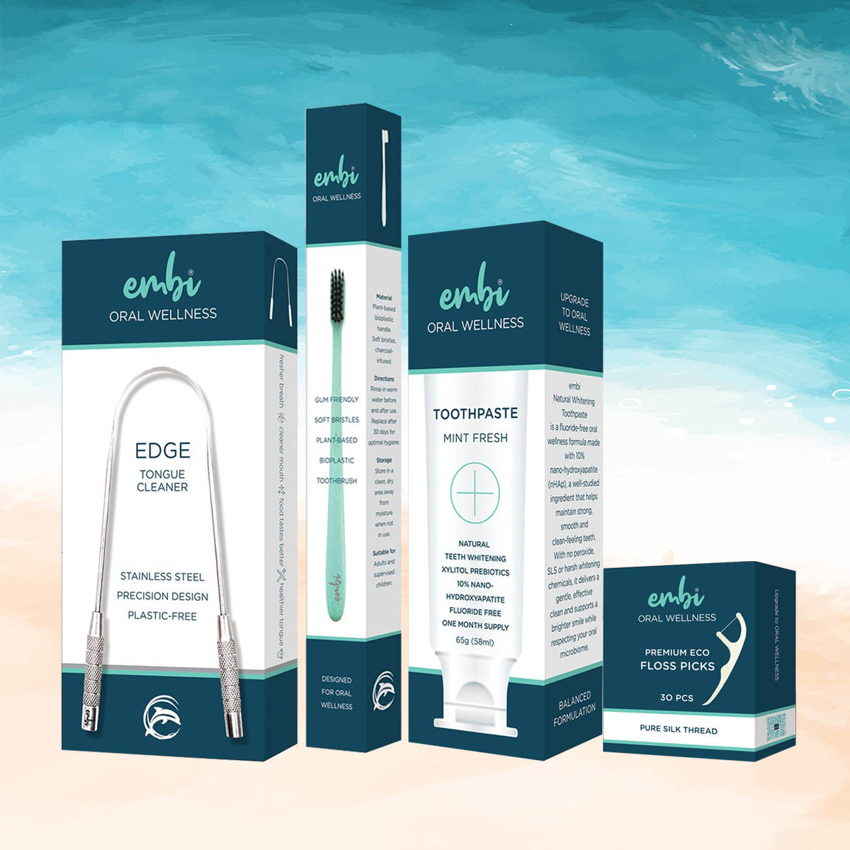 embi Oral Wellness Edge RETHINK 30 Eco Oral Care Bundle