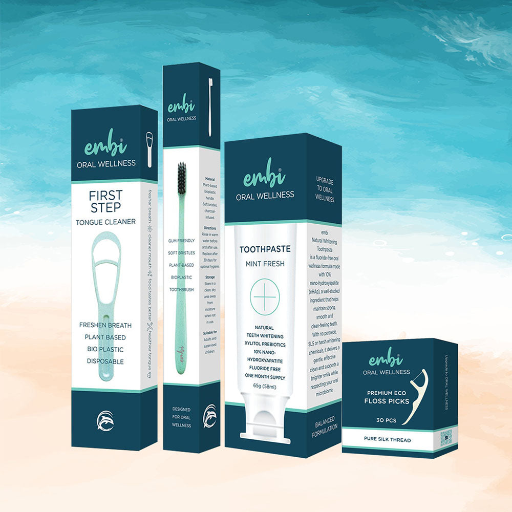 embi Oral Wellness First Step RETHINK 30 Eco Oral Care Bundle