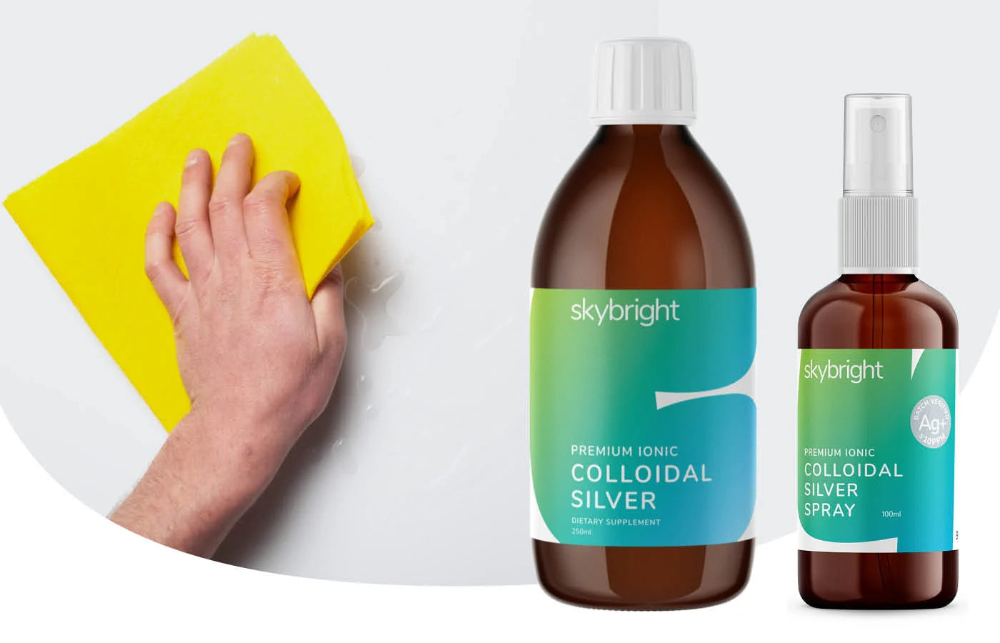 Skybright Premium Ionic Colloidal Silver 250ml/500ml