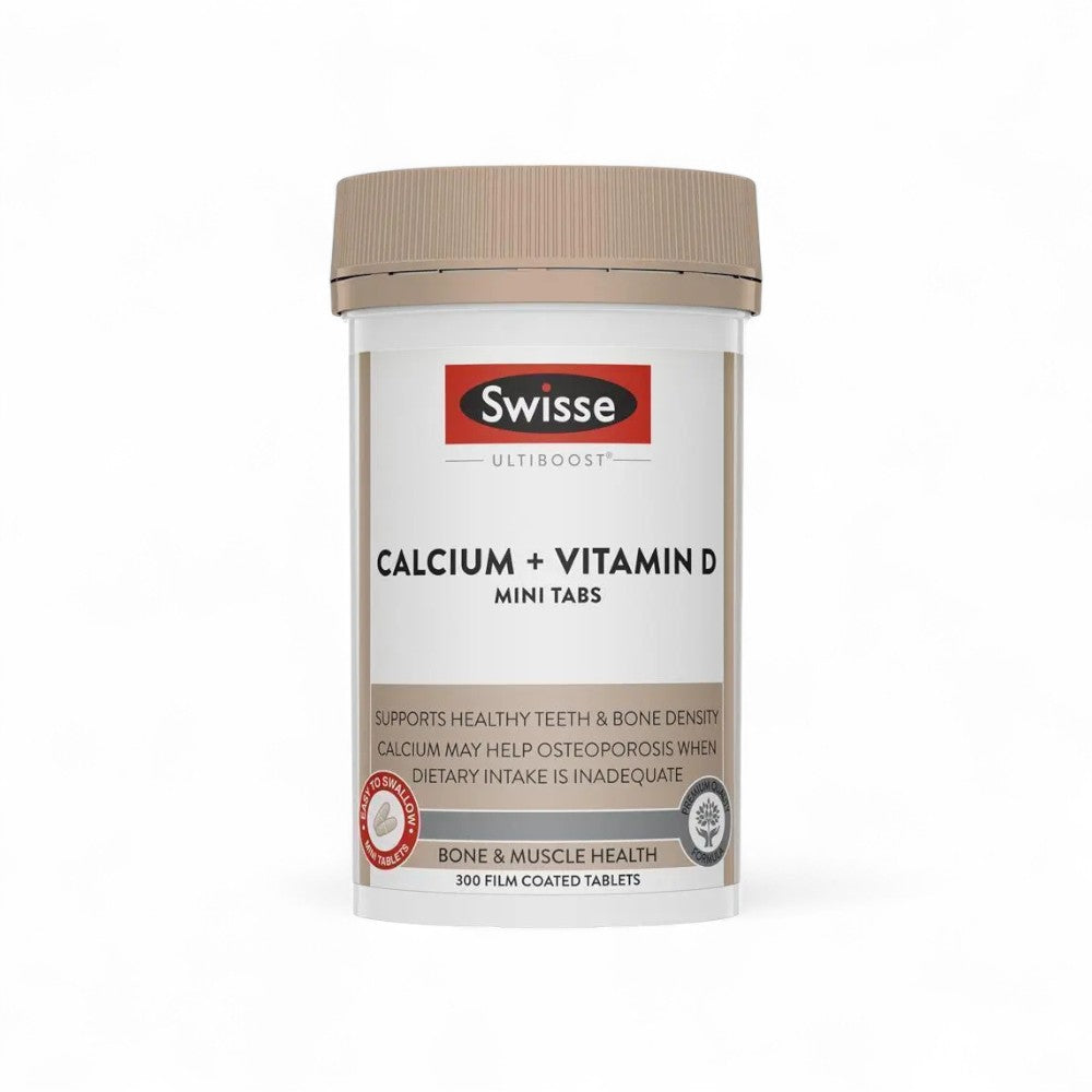 Swisse Calcium + Vitamin D 300 Mini Tabs | Bone & Teeth Health Support