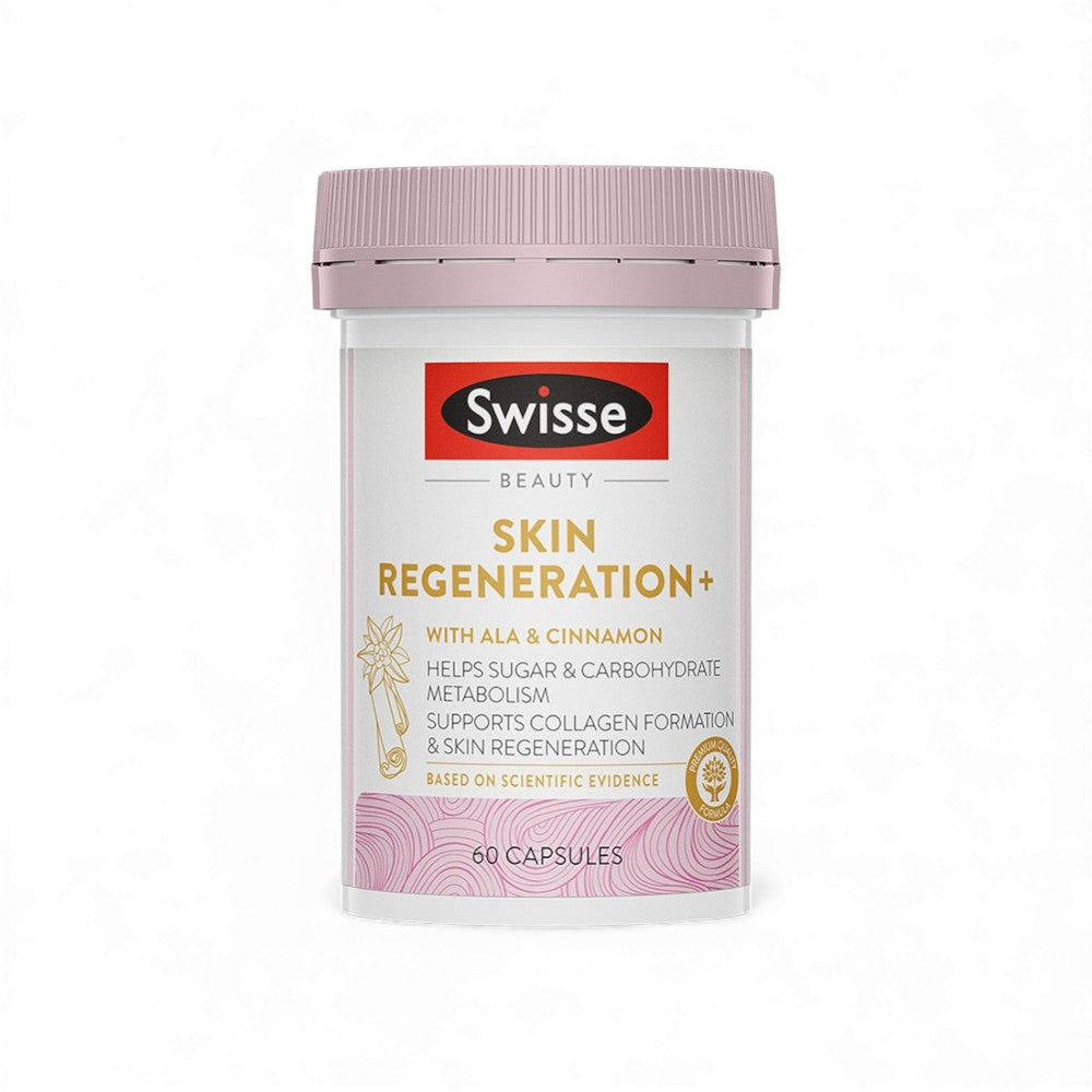 Swisse Skin Regeneration 60 Caps | Vitamin C & E for Healthy Skin