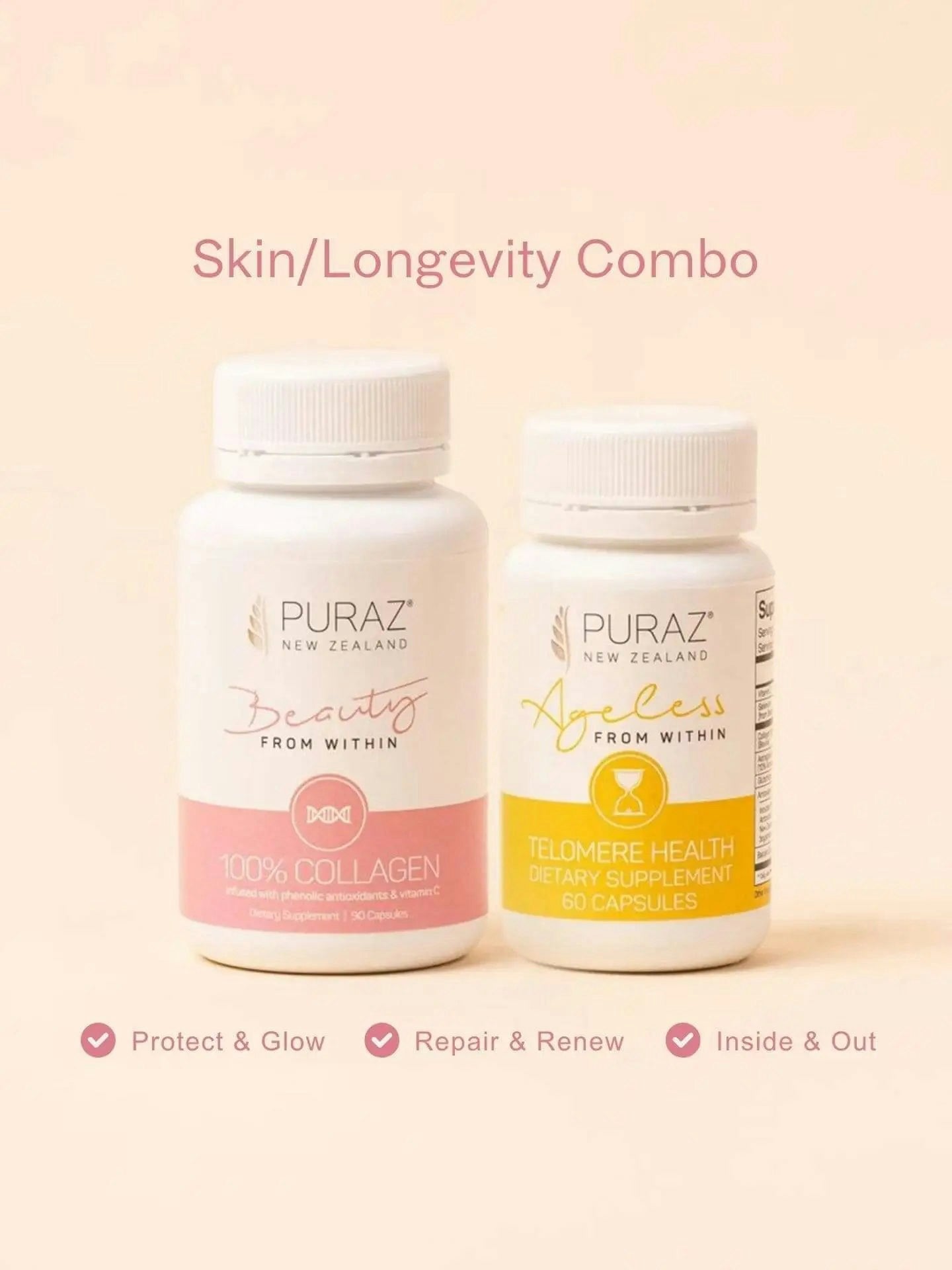 Skin/Longevity Combo