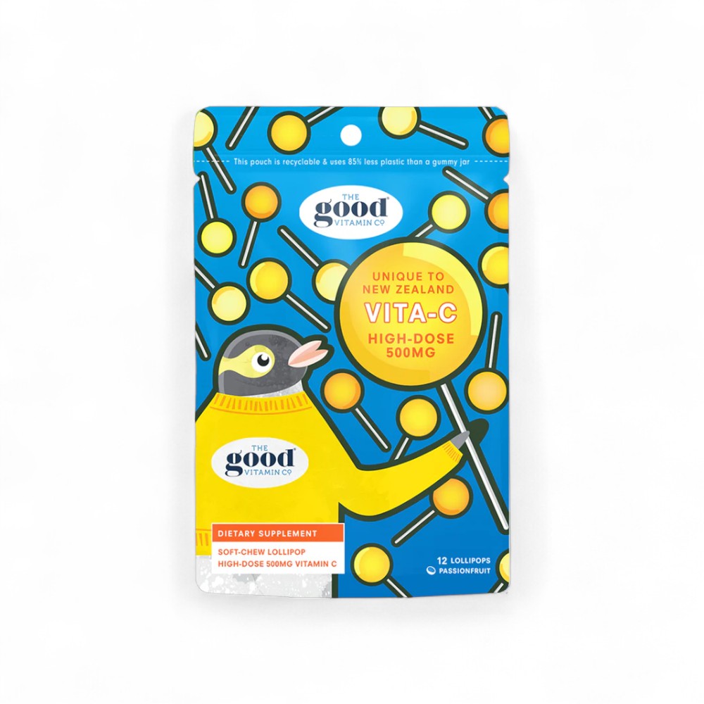 The Good Vita C Lollipops 12 Pack | Kids Immune Support Zinc | NZ