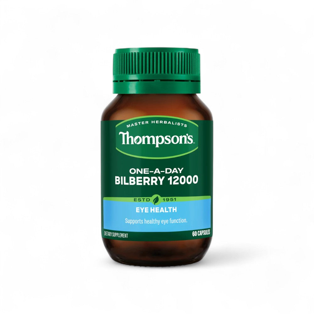 Thompson's Bilberry 12000 60s | Eye Health Support | NZ