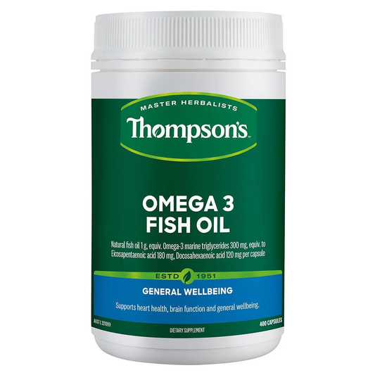 Thompson's Fish Oil 1000Mg - 400 Capsules