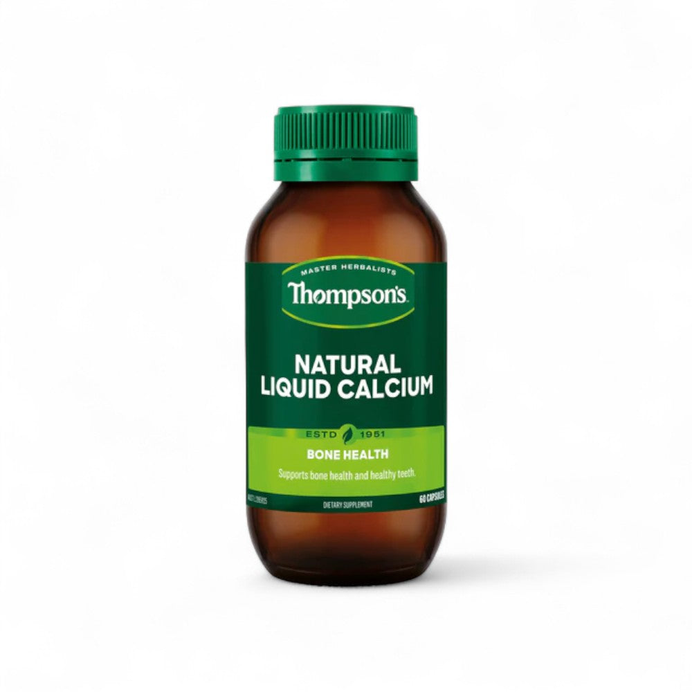 Thompson's Liquid Calcium 350mg 60s | Vitamin D3 | Bone Health NZ