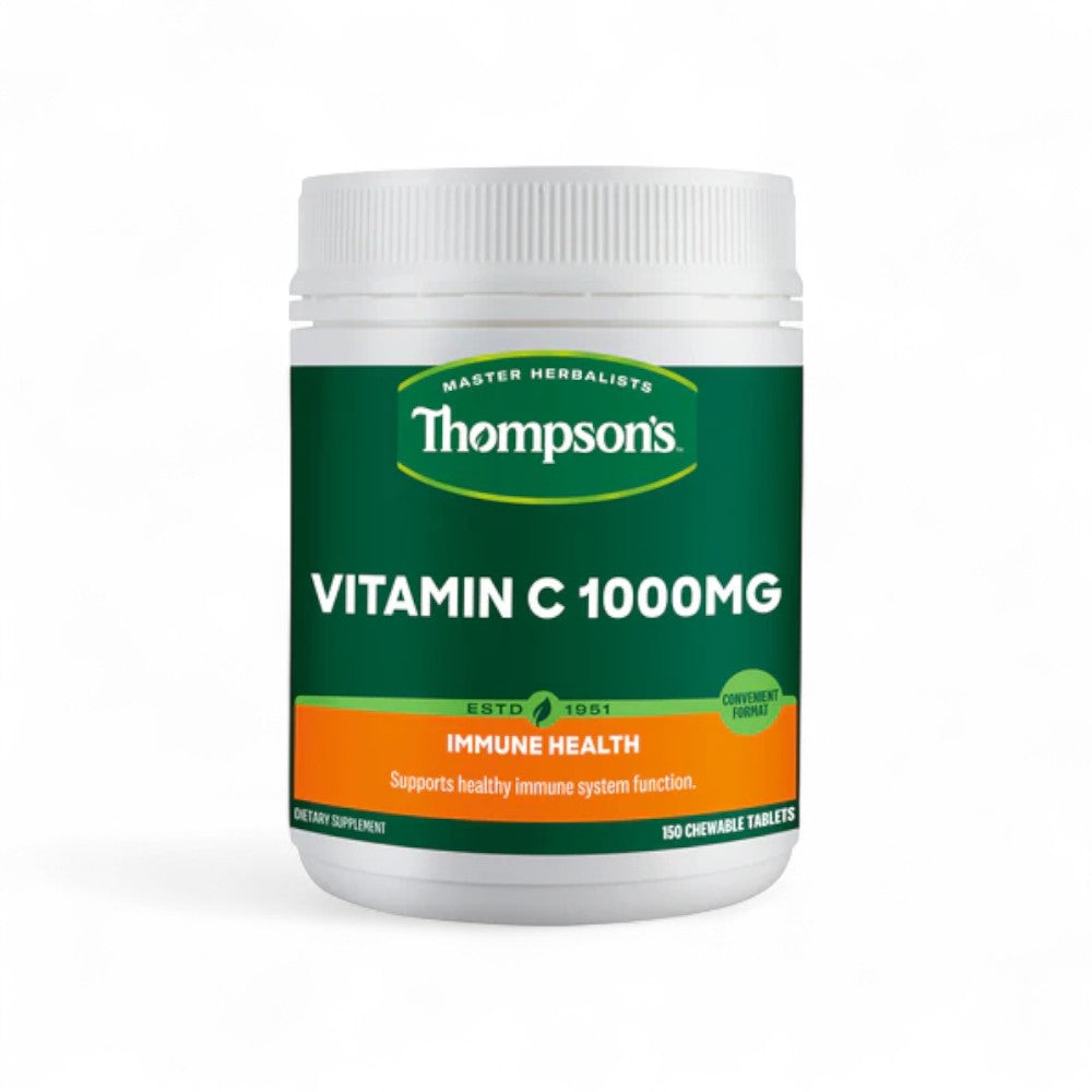 Thompson's Vitamin C 1000mg 150 Tabs | High Strength Chewable | NZ