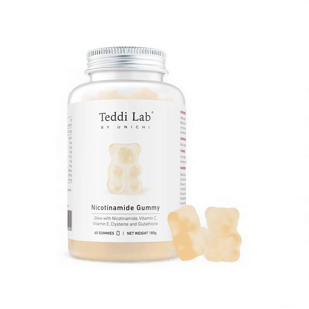 Unichi Nicotinamide Gummy 60s | Skin Whitening & Glow | Teddi Lab NZ