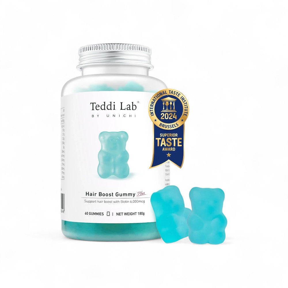 Unichi Hair Boost Gummies 60pk | Biotin 6000mcg Growth