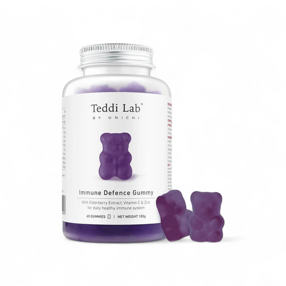 Unichi Immune Defence Gummy 60s | Elderberry Vitamin C Zinc | NZ