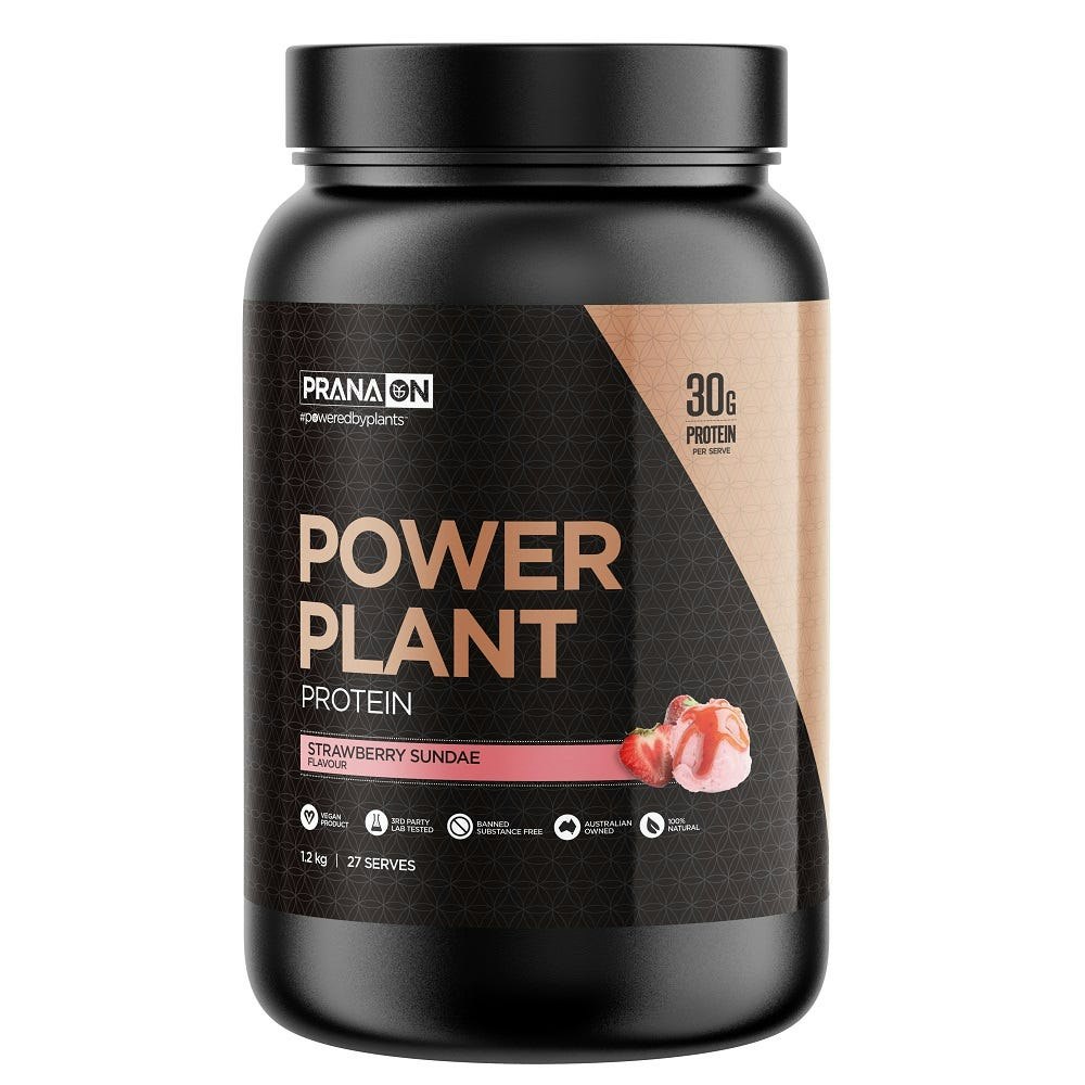 Power Plant Protein - Strawberry Sundae