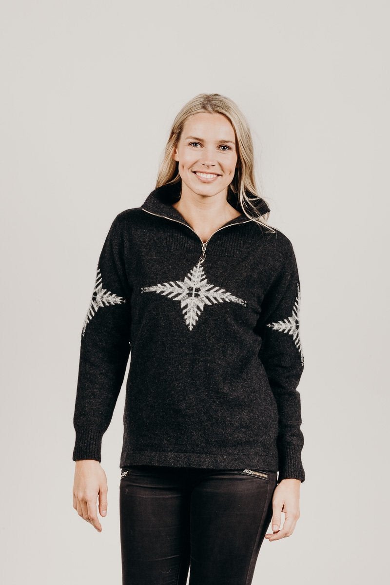 Merinosilk Silver Fern Sweater Ladies