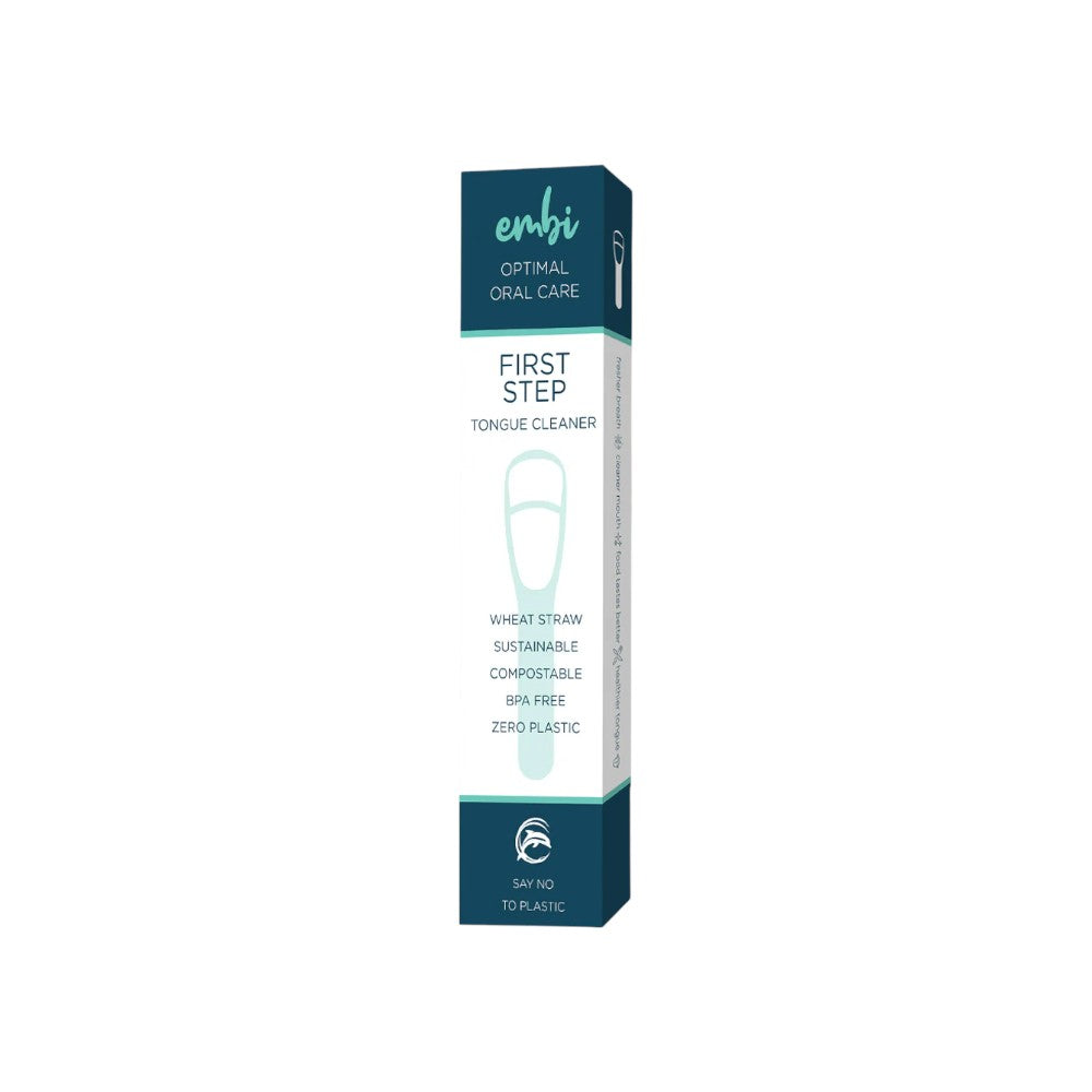 embi OOC First Step Tongue Scraper | 4 Pack Eco Disposable