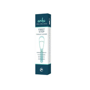 embi Oral Wellness First Step Tongue Scraper | 4 Pack Eco Disposable