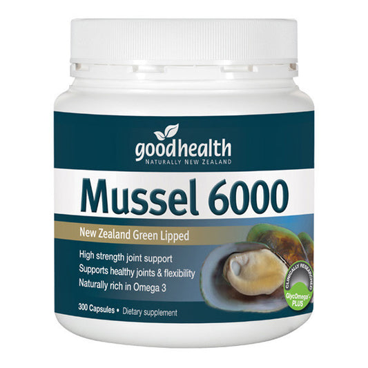 Good Health Mussel High Strength 6000- 300 Capsules